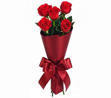 Букет 5 Красных роз Эдлесс Лав в Ульяновке Ставропольского края