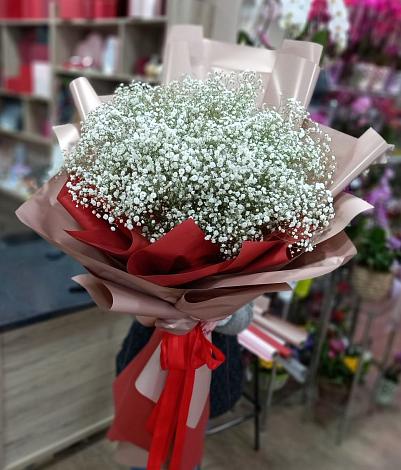 Букет цветов из: Гипсофила в Ульяновке Ставропольского края
