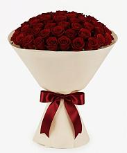 Букет 101 Бордовая роза Блэк Бакарра в Ульяновке Ставропольского края