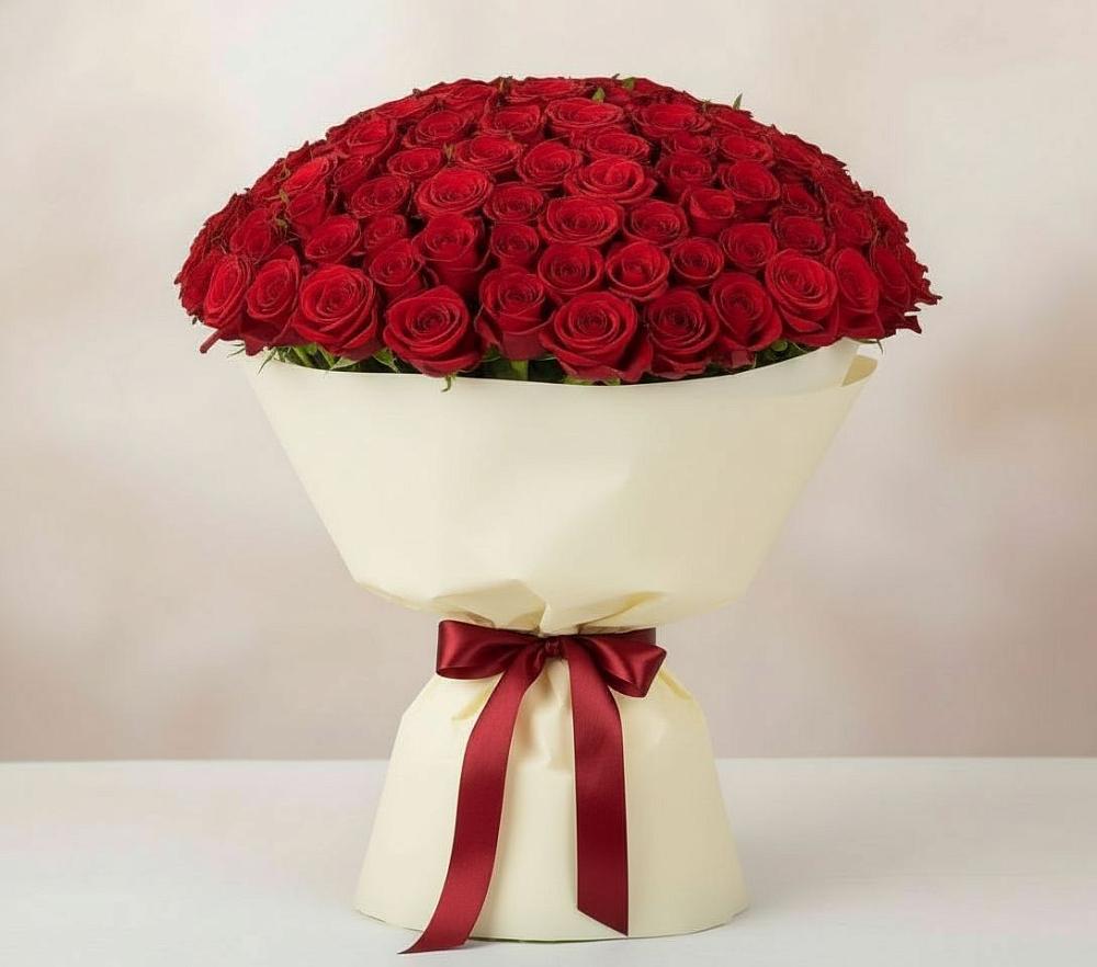 Букет 101 Красная роза Милано в Ульяновке Ставропольского края
