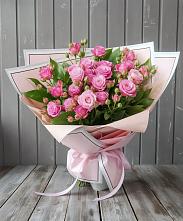 Букет Розовый кустик в Ульяновке Ставропольского края