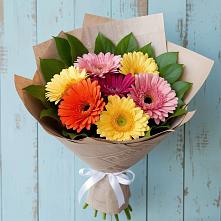 Букет цветов из:  Герберы в Ульяновке Ставропольского края