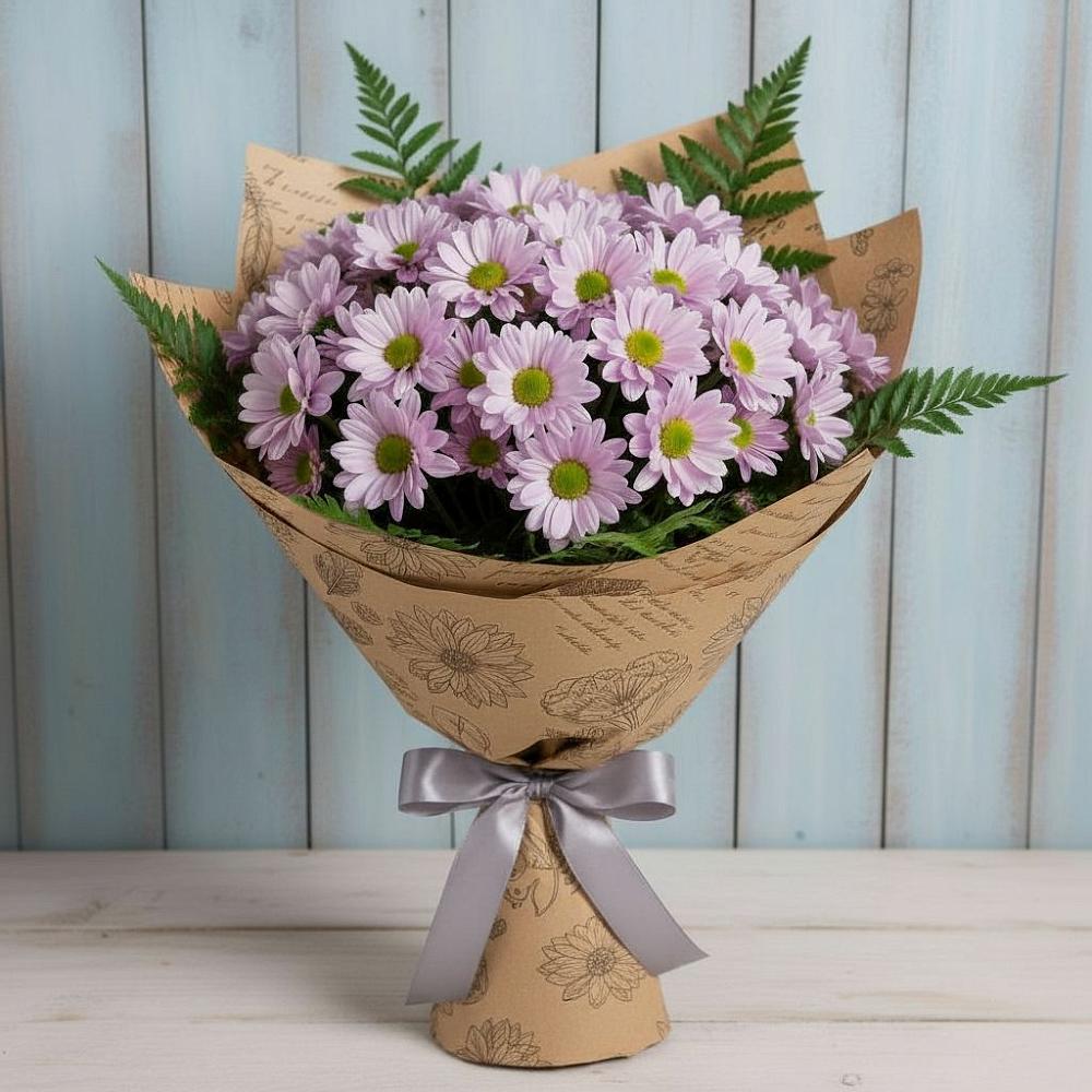 Букет цветов из: Хризантемы в Ульяновке Ставропольского края