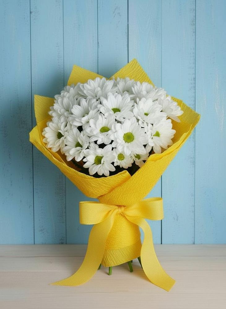 Букет цветов из: Хризантемы в Ульяновке Ставропольского края