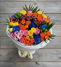 Букет цветов из:  Розы и Хризантемы в Ульяновке Ставропольского края