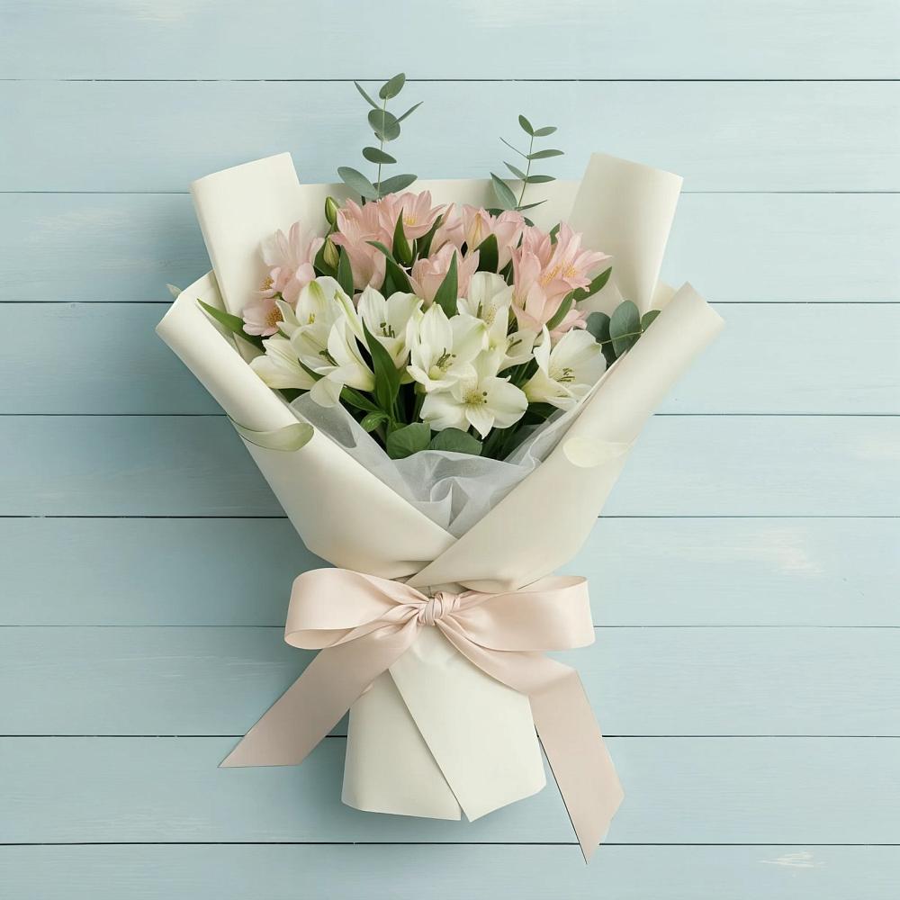 Букет цветов из: Альстромерии в Ульяновке Ставропольского края