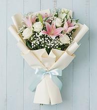 Букет цветов из:  Лилии #REPLACE_PRED# Ульяновке Ставропольского края