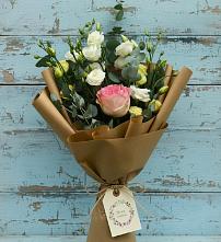 Букет цветов из:  Розы и Лизиантусы #REPLACE_PRED# Ульяновке Ставропольского края
