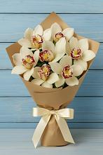 Букет цветов из:  Орхидеи и Розы в Ульяновке Ставропольского края